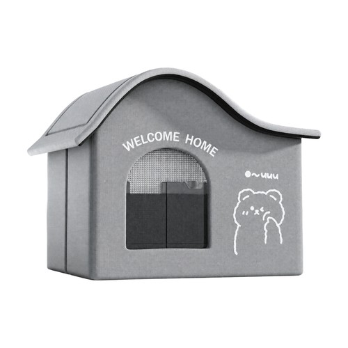 Pet cooling house with - pet, sloped