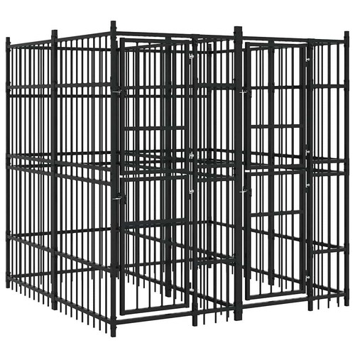 Outdoor dog kennel steel - kennel,