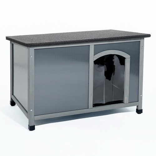 Dog kennel plastic and - xl, wood