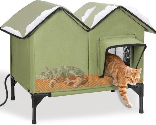 Heated waterproof outdoor cat - waterproof,