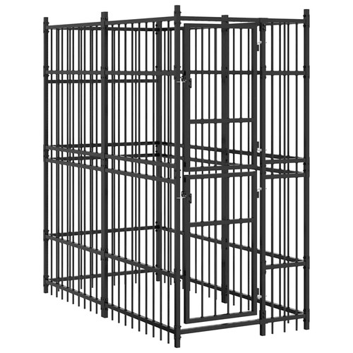 Outdoor dog kennel - kennel, steel